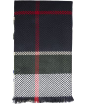 Women’s Barbour Blair Tartan Scarf - Light Evergreen
