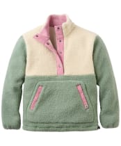 Women's Passenger Clothing Clover Recycled Sherpa Fleece Pullover - Pistachio