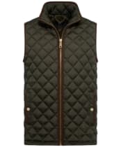 Men's Holland Cooper Country Quilted Gilet - Khaki