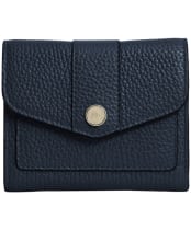 Fairfax & Favor Langford Button Leather Purse - Teal