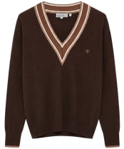 Women's Holland Cooper Woodcote V-Neck Knit - Chocolate