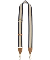 Women's Fairfax & Favor Signature Webbing Strap - Navy / Cream
