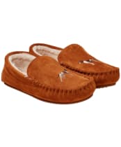 Men's Joules Moccasin Slippers - Tan Brown