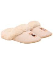 Women's Joules Slippet Luxe - Oat Dog