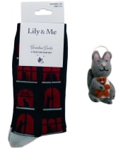 Women's Lily & Me Sock Gift Box - Window Cats