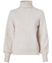 Women's Holland Cooper Maisie Roll Neck Knit - Barley