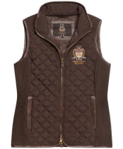 Women's Holland Cooper Boughton Diamond Quilt Gilet - Walnut