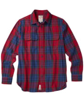Men's Aubin Crowle Flannel Shirt - Dark Claret Check