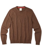 Men's Aubin Westbourne Merino Crew Sweater - Chocolate Mix