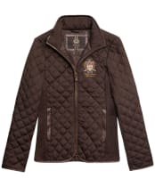 Women's Holland Cooper Boughton Diamond Quilt Jacket - Walnut