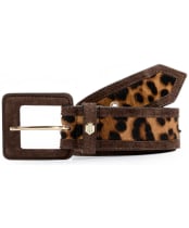 Fairfax & Favor Marseille Belt - Leopard