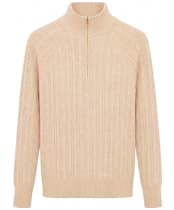 Women's Holland Cooper Tacoma Zip Through Cardigan - Barley