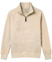 Women's Holland Cooper Sporting Goods Zip Henley - Oatmeal Marl
