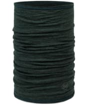 Buff Merino Lightweight Multistripe Necktube - Forest