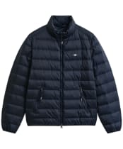 Men's GANT Light Down Jacket - Evening Blue