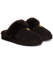 Women's Holland Cooper Classic Shearling Slipper - Chocolate