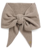 Women's Fairfax & Favor Heidi Knitted Scarf - Mushroom