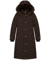 Women's Holland Cooper Chamonix Quilted Coat - Heraldic Chocolate