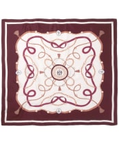 Women's Hicks & Brown The Melford Silk Scarf - Plum
