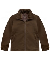 Men's Holland Cooper Essential Waterproof Jacket - Olive Brown