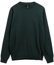 Men's Barbour Pima Cotton Crew Neck Sweater - Utility Sage