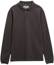Men’s Barbour L/S Sports Polo Shirt - Shadow Brown