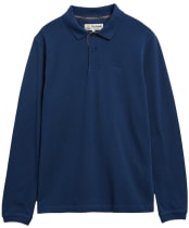 Men’s Barbour L/S Sports Polo Shirt - Estate Blue
