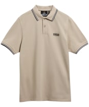 Men's Barbour International Evan Tipped Polo Shirt - Island Fossil