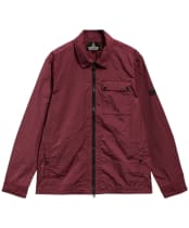 Men's Barbour International Inline Overshirt - Red Mahogany