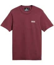 Men's Barbour International Small Logo Tee - Red Mahogany
