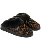 Fairfax & Favor Glencoe Mule Slippers - Leopard
