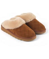 Fairfax & Favor Glencoe Mule Slippers - Tan
