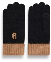 Women's Holland Cooper Chelsea Knitted Glove - Black
