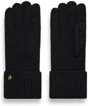 Women's Holland Cooper Classic Logo Glove - Black