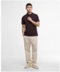 Men's Barbour International Essential Polo - Java Red