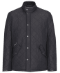 Mens Barbour Powell Quilted Jacket - Black
