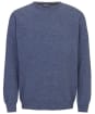 Mens Barbour Essential Lambswool Crew Neck Sweater - Light Denim