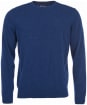 Mens Barbour Essential Lambswool Crew Neck Sweater - Deep Blue