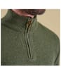 Men’s Barbour Holden Half Zip Sweater - Olive
