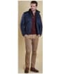 Men’s Barbour Holden Half Zip Sweater - Merlot