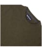 Mens Barbour Essential Lambswool Crew Neck Sweater - Olive Marl