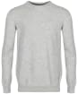 Men's Barbour Essential Lambswool Crew Neck Sweater - Fog