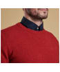 Men’s Barbour Tisbury Crew Neck Sweater - Rich Red