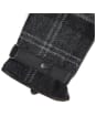 Men’s Barbour Newbrough Tartan Gloves - Black / Grey