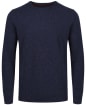 Men's Barbour Essential Lambswool Crew Neck Sweater - Indigo