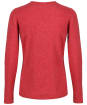 Women’s Alan Paine Inset Sleeve V-neck Sweater - Red