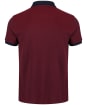 Men's Barbour Sports Polo Mix Shirt - Dark Red