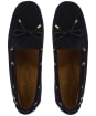 Women's Fairfax & Favor Henley Shoes - Navy Blue Suede