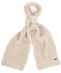 Women’s Barbour Saltburn Scarf and Beanie set - Pearl