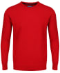 Men's Barbour Essential Lambswool Crew Neck Sweater - Chilli Red